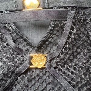 Victoria’s secret Black Mesh Backless Panties